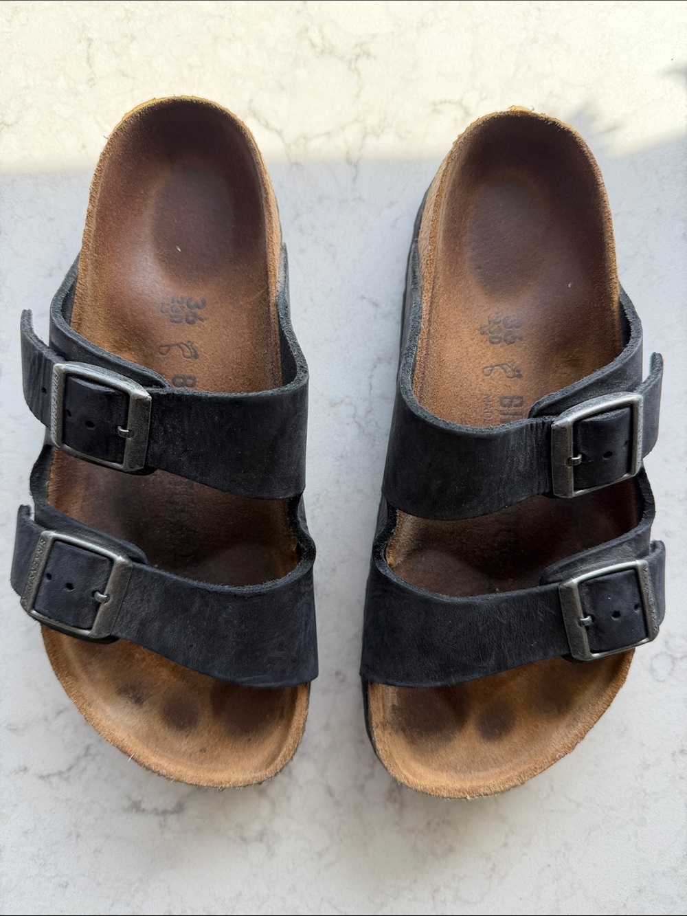 Birkenstock Arizona black leather